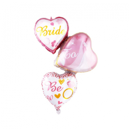 Nunta - Balon folie nunta inimi 60x94.5cm