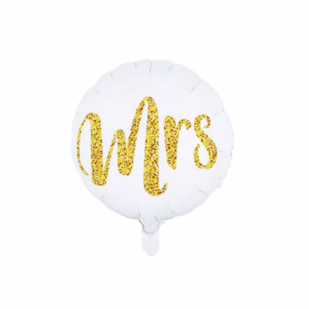 Baloane folie 45 cm - Balon folie nunta mireasa Mrs 45cm