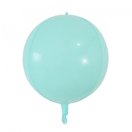 Baloane folie forme - Balon folie orbz 4D, culoare bleu macaron, 22 inch