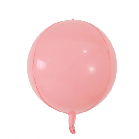 Baloane folie forme - Balon folie orbz 4D, culoare roz macaron, 22 inch
