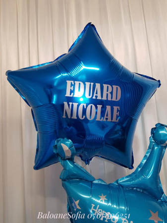 Balon folie stea personalizata [6]