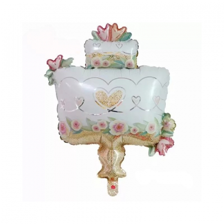Balon folie tort nunta  68x58 cm