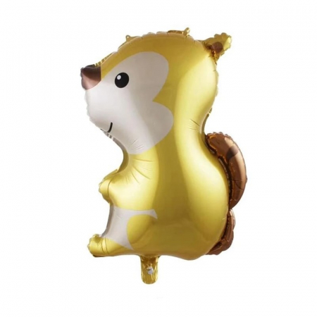 Baloane forma animale - Balon folie veverita 65x45 cm