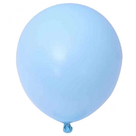 Summer party - Balon latex 12 inch baby blue pastel, 100 buc