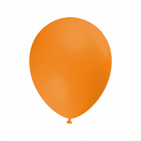 Halloween - Balon latex 12 inch portocaliu pastel