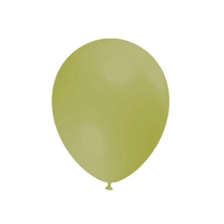 Balon latex 12 inch Verde Olive pastel
