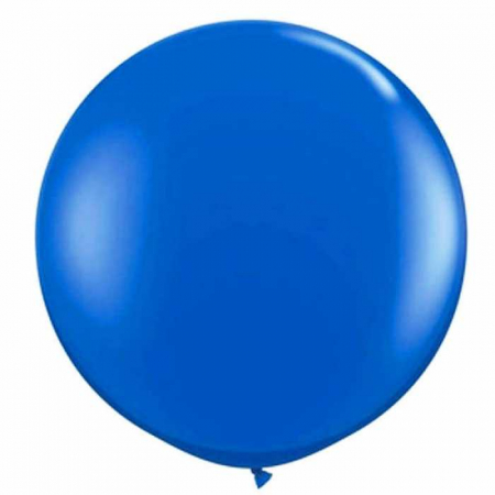 Baloane jumbo - Balon latex 16 inch albastru pastel
