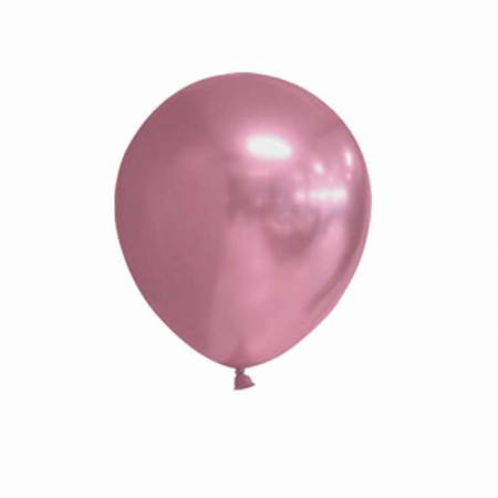 Baloane 5 inch - Balon latex 5 inch roz chrome
