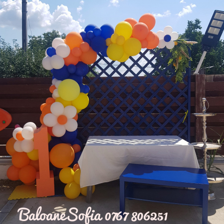 Balon latex 5 inch portocaliu pastel [1]