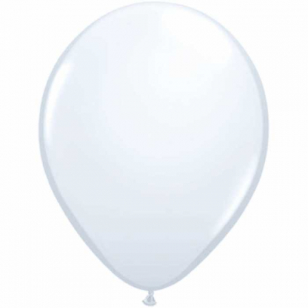 Baloane 12 inch - Balon latex 12 inch, 100 buc alb pastel