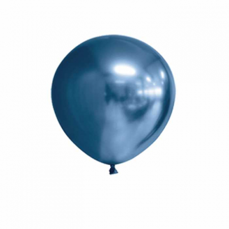 Baloane 5 inch - Balon latex 5 inch albastru chrome