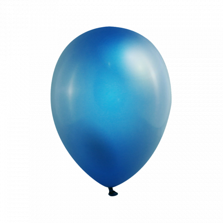 Spatiu - Balon latex albastru metalic 12 inch