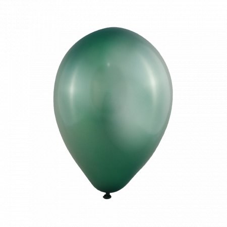Bebe Bun Venit - Balon latex verde inchis metalic 12 inch