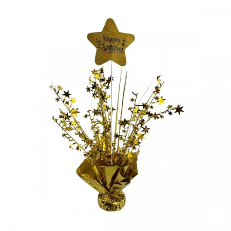 Accesorii pentru petrecere - Decoratiune petrecere pentru masa, auriu, 40 cm