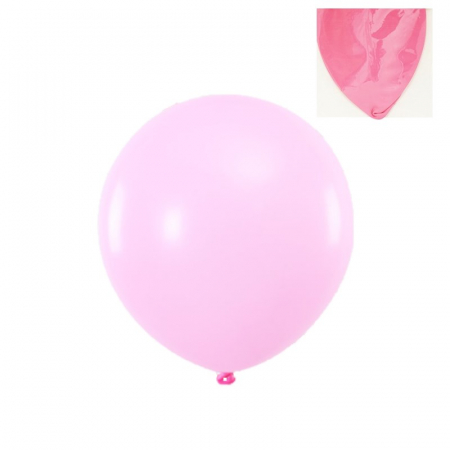 Balon latex jumbo, 90 cm, roz