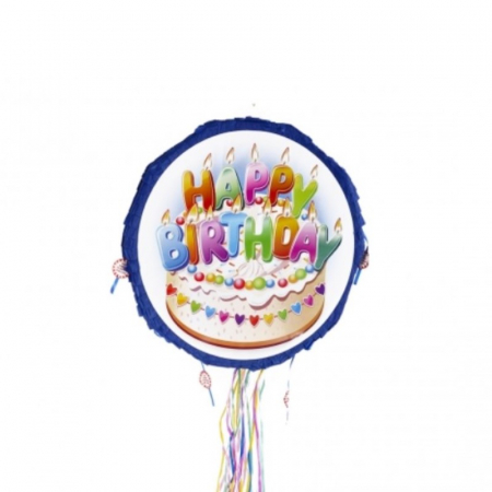 Accesorii petreceri - Pinata Happy birthday, 42 cm