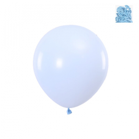 Baloane 5 inch - Set 50 baloane latex albastru macaron 12 cm
