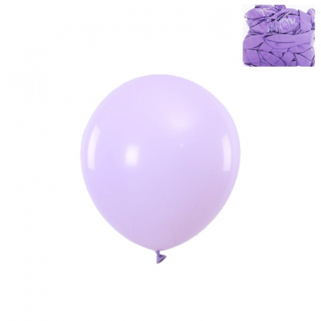 Baloane 10 inch - Set 50 baloane latex, lila macaron, 25 cm