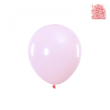Baloane 5 inch - Set 50 baloane roz macaron 12 cm