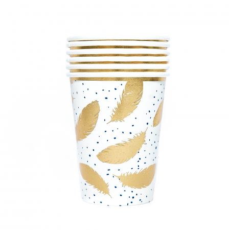 Set 6 pahare petrecere, gold, 9.5 cm [1]