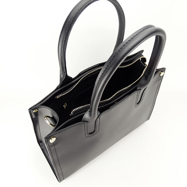 Fekete valódi bőr táska 8969 122 [8]