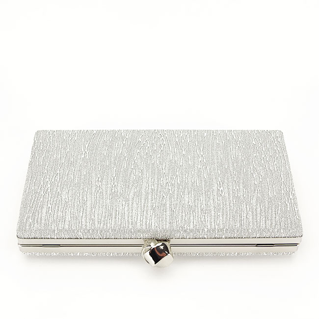Geanta clutch cu sclipici BYH809 -06 Argintiu [4]