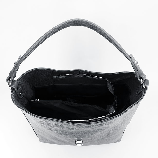 Szürke valódi bőr táska 8963 124 [6]