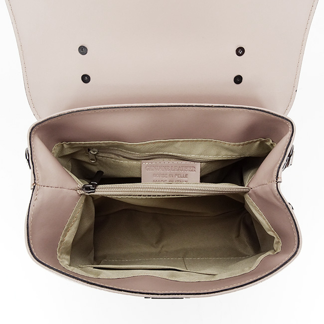 Bézs valódi bőr táska 8972 124 [7]