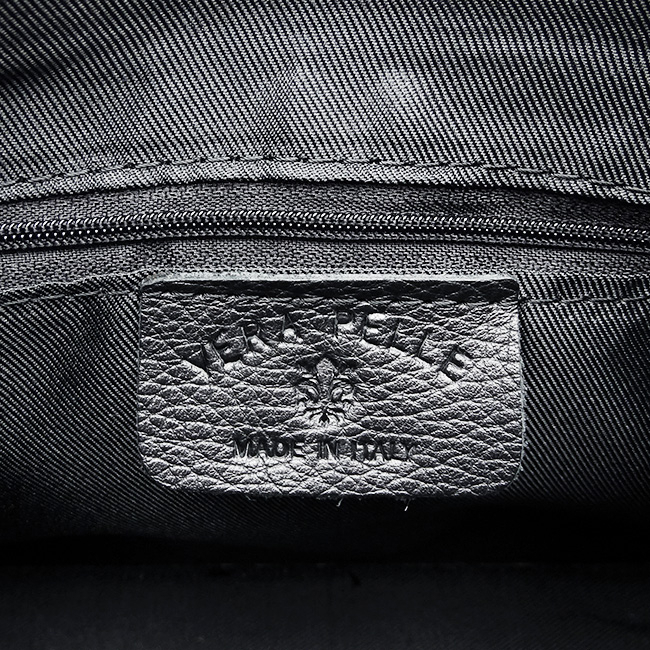 Fekete közepes valódi bőr táska 8962 123 [9]