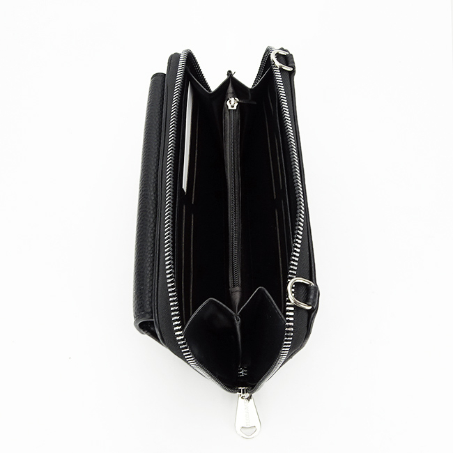 Fekete pénztárca és telefontartó H6017 07 [6]