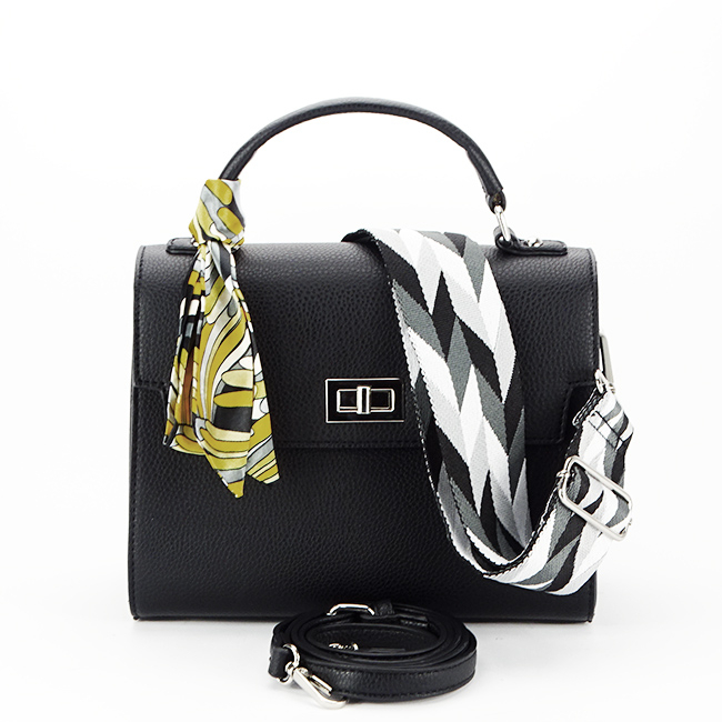 FLORA&Co közepes táska F9001 14 fekete [2]