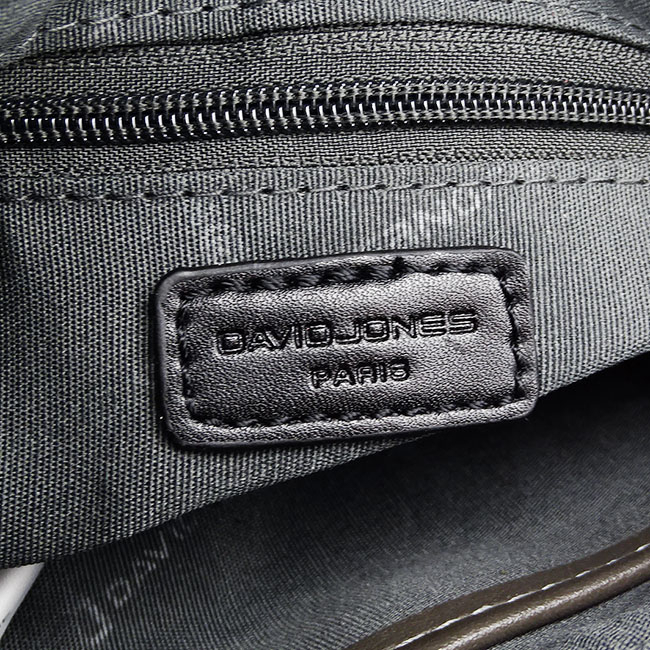 David Jones fekete, mintás kistáska CM6120A [9]