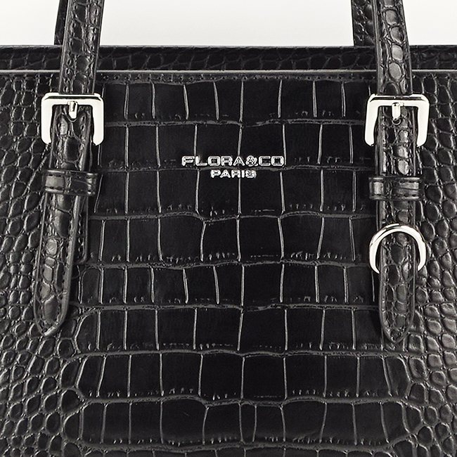 Fekete mintás táska X9530 11 [10]