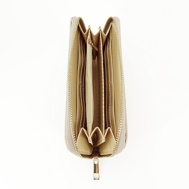 Bézs valódi bőr pénztárca 8954 07 [7]