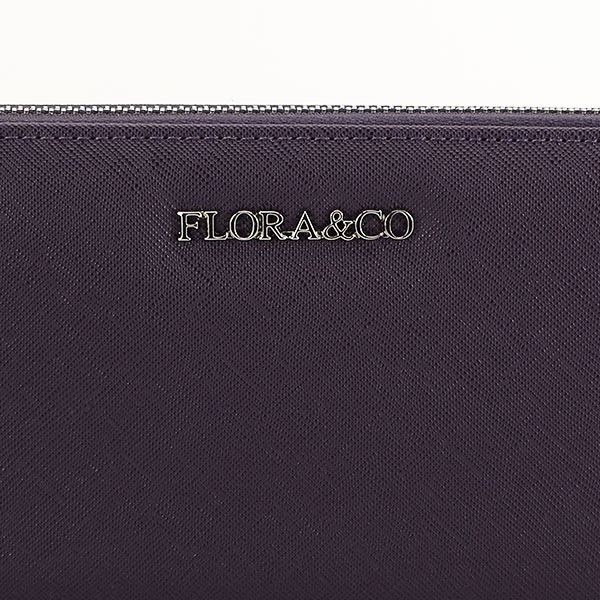 Sötétlila FLORA&Co pénztárca K1688 07 [7]