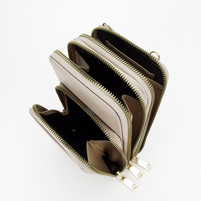 Bézs pénztárca és telefontartó 6019 07 [7]