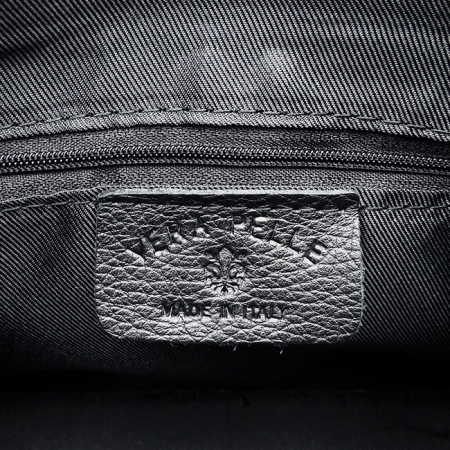 Fekete közepes valódi bőr táska 8962 123 [8]