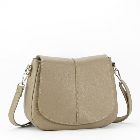 Bézs valódi bőr táska 8960 123 [2]