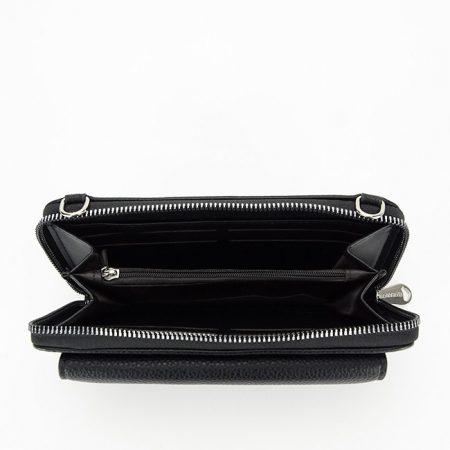 Fekete pénztárca és telefontartó H6017 07 [4]