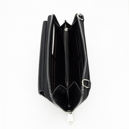 Fekete pénztárca és telefontartó H6017 07 [5]