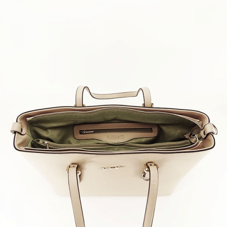 Irodai/hétköznapi bézs táska F9126 11 [1]