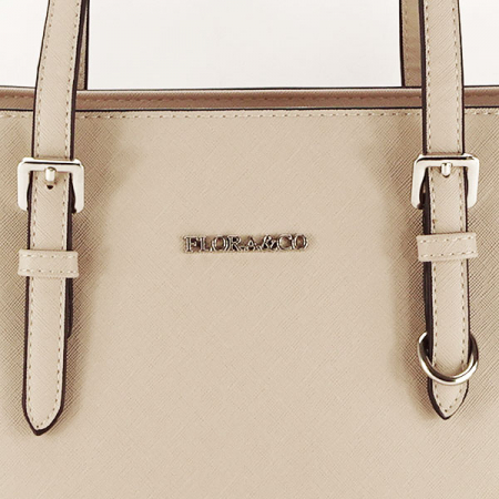 Irodai/hétköznapi bézs táska F9126 11 [7]