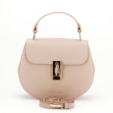 Rózsaszín valódi bőr táska 8946 120 Roz [2]