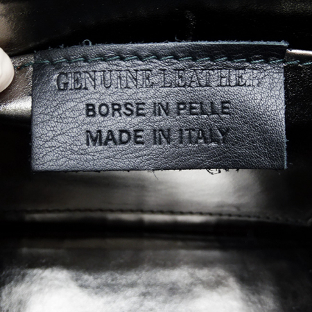 Zöld, hüllőmintás táska valódi bőrből 8953 121 [8]