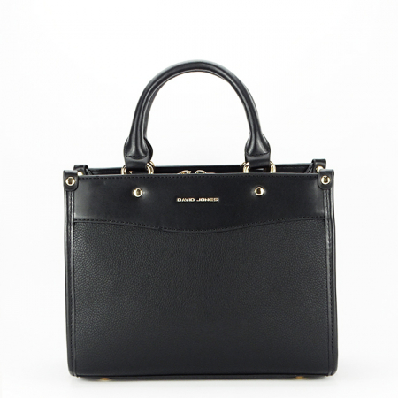 Táskák - David Jones Paris 7007-4 12 Fekete közepes táska