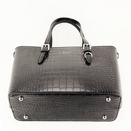 Fekete mintás táska X9530 11 [5]