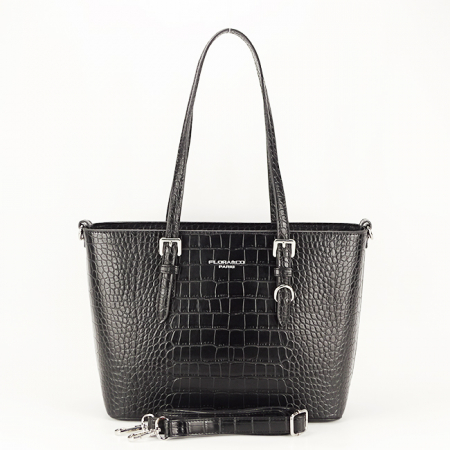 Fekete mintás táska X9530 11 [1]