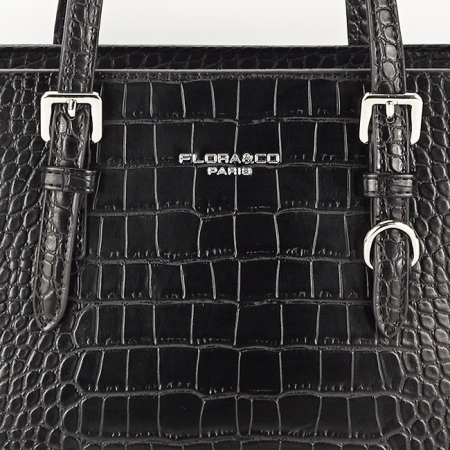 Fekete mintás táska X9530 11 [9]