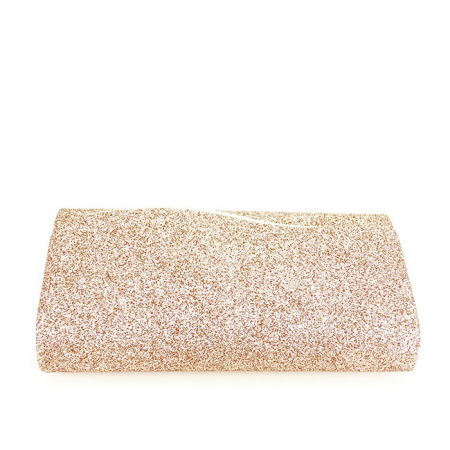 Pezsgő színű csillámos borítéktáska BXQ-902 06 [4]