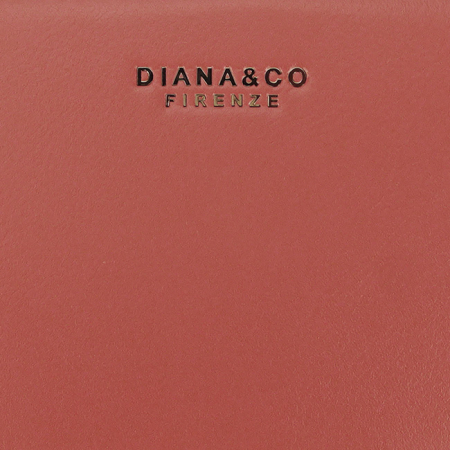 Téglaszín pénztárca, Diana&CO, DFX3290-7 07 [7]